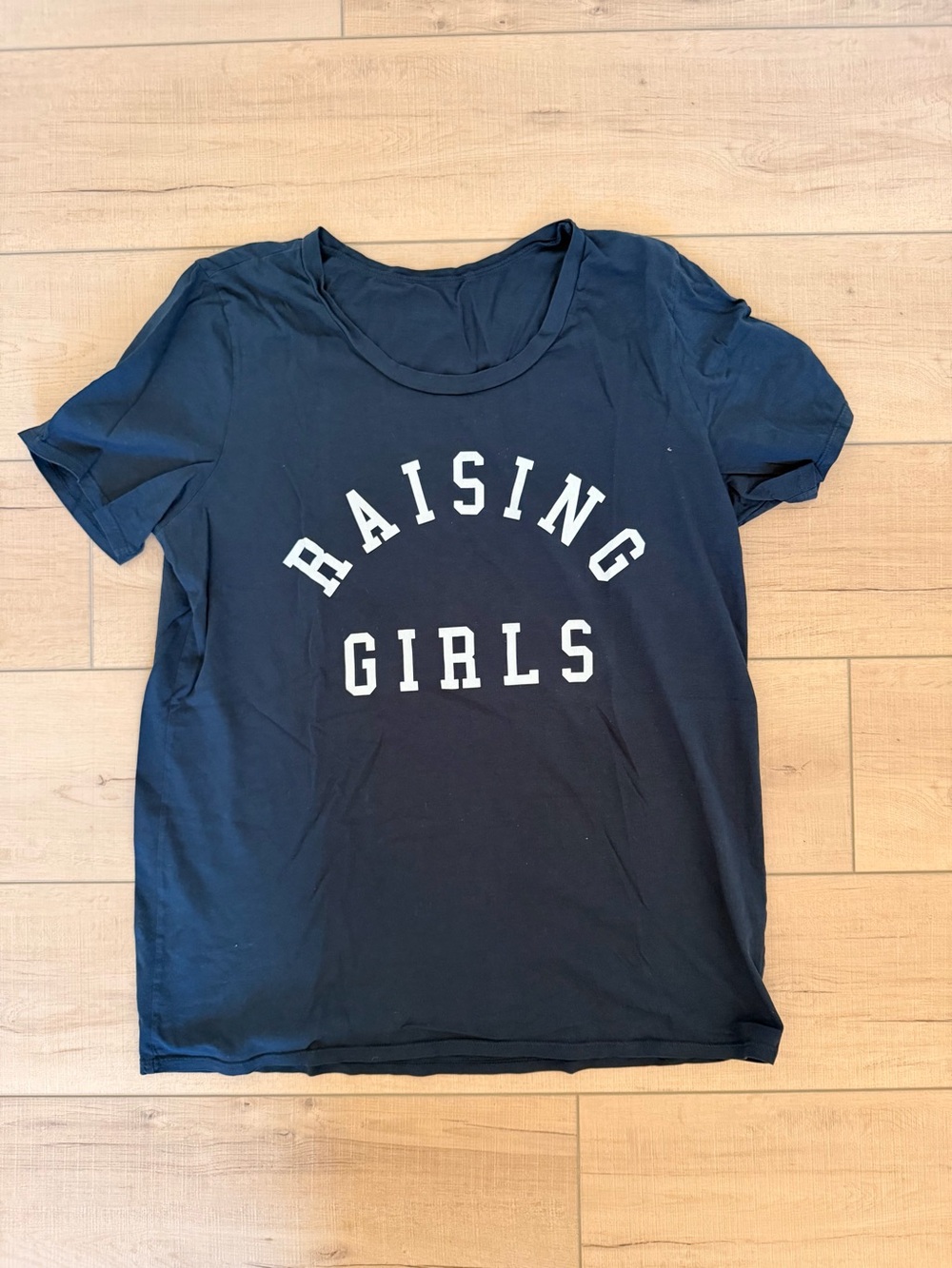Ford & Wyatt Raising Girls Graphic Tee - Navy & White
